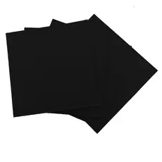 Kit Porta Apoio de Copo Bolacha em Couro Sintético Preto