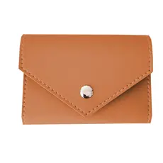 Carteira Feminina Premium de Couro Sintético Caramelo