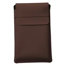 Luvas Pasta Case Capa Para Notebook Couro Sintético Marrom Premium 13, 15,6 e 17