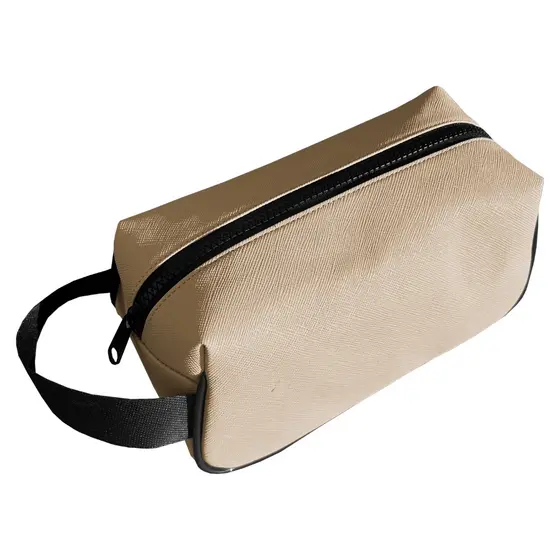 Necessaire Feminina Maquiagem Viagem Bege Claro