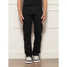 Calça Preta Masculina Jeans Tradicional Slim Premium