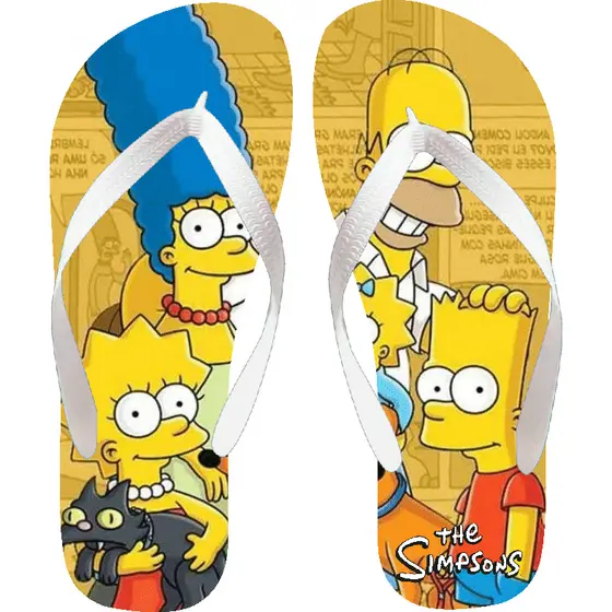 Chinelo Os Simpsons Infantil/Adulto
