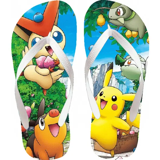 Chinelo Do Pokemon Infantil /Personalizado/Feminino/Masculino/Desenhos