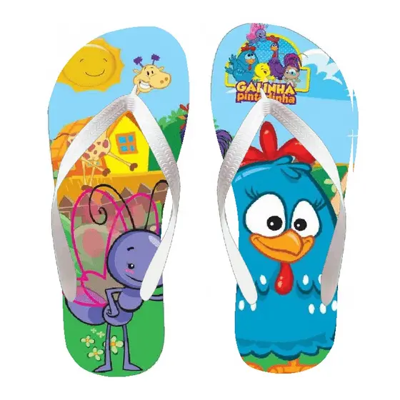 Chinelo Da Galinha Pintadinha/Infantil