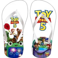 Chinelo Sandalia Toy Story 5 Personagens Infantil
