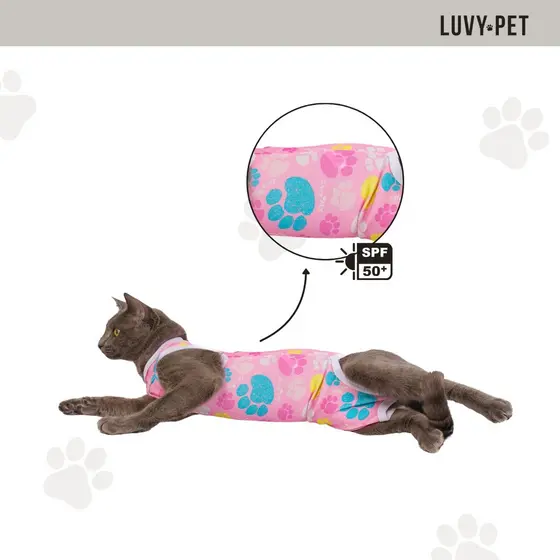 Roupa Gato Pós Cirúrgica Castração Patas