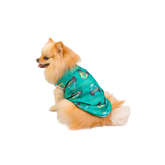 Roupa Pet Soft Bouclê Peluciado Monster Truck