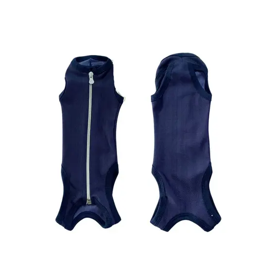 Roupa para Gatos Pós Cirúrgica Castração Azul Jeans