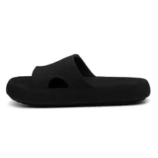Chinelo Casual Slide Nuvem Usaflex Preto Lazer Passeio Piscina Leve Conforto Slide