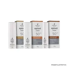 Protetor Solar Facial Episol Color Stick FPS 50 - 18g