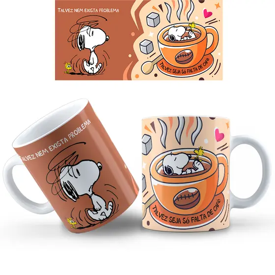 Caneca Snoopy COM NOME - Vários Modelos