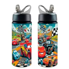 Garrafa/Squeeze McQueen COM NOME - Vários Modelos Com Alça e Bico Retrátil 600 ML