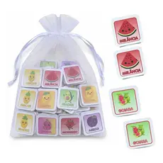 Jogo Da Memória Mdf Infantil Frutas Educativo Pintura Uv Vários Modelos