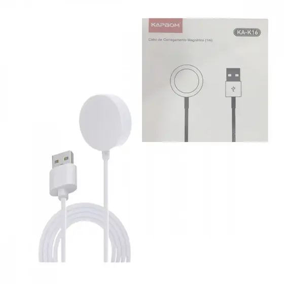 Carregador de Relógio por INDUÇÃO Universal para modelos Apple iWatch Kapbom KA-K16