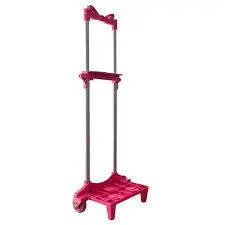 Carrinho com Rodinha para Mochilas ROSA