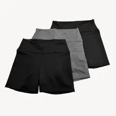 Kit 3 Shorts Academia Legging Suplex P AO G3