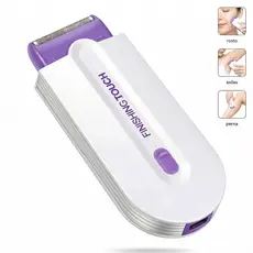 Depilador Elétrico por Indução Inteligente - Removedor de Pelos Sem Dor para Corpo e Rosto - Recarregável USB - Envio Im