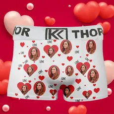 Cueca Box Personalizada Magica Trono Love com Foto Presente Casal Namorados Presente Criativo