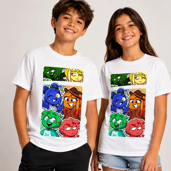 Camisa Camiseta Mundo Torajo T-Shirt Infantil Adulto Juvenil Desenho Personalizada Personagens Leve