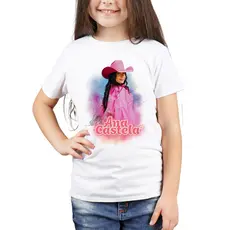 T-Shirt Camiseta Boiadeira Cantora Ana Castela  Infantil Camisa Fã Sertaneja Rodeio Envio Imediato