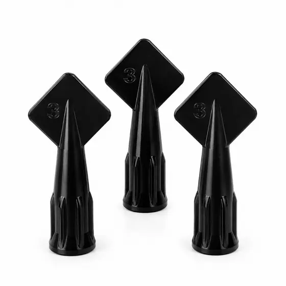 Kit 3 Bico Aplicador Silicone Reutilizável | Vedação Profissional para Banheiro, Janela Piso  Aplicador De Calafetagem