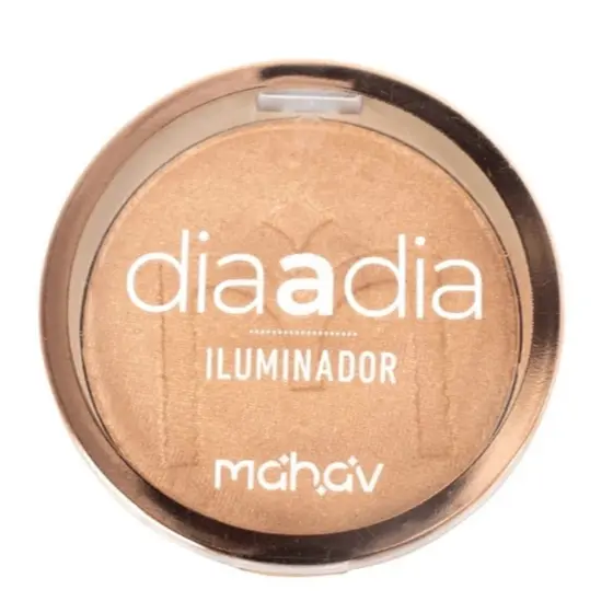 Iluminador Compacto Facial Dia a Dia Mahav Cores 4,5g