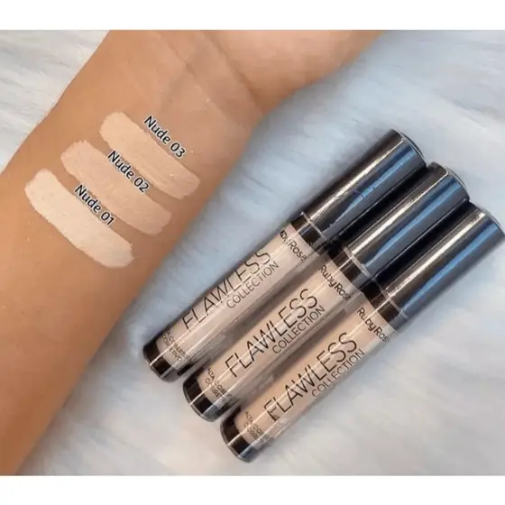 Corretivo líquido cremoso olheiras e imperfeições Ruby Rose 4ml PERFEITO!