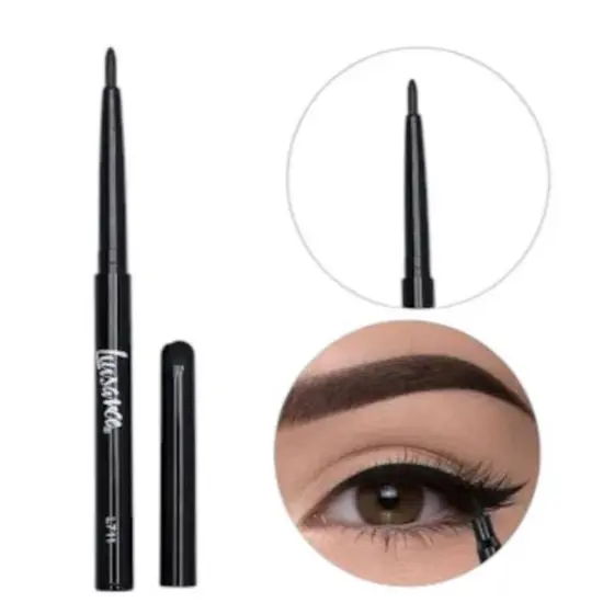 Lápis de olho Retrátil Delineador Soft Line Preto L-711 Luisance - LÁPIS PRETO