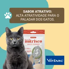 Snack Petisco Cremoso para Gatos Nutrisco Sabores Variados 56 g Pestisco