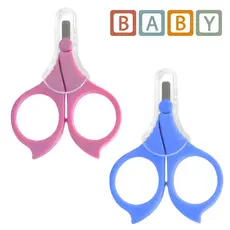 Mini Tesoura para bebê ponta arredondada cortar unha baby