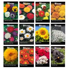Sementes de Flores Flor Feltrin Cravo Margarida Rosas Girassol Cravina Tagetes Lavanda