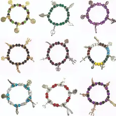 Pulseira de Orixás Entidades Umbanda Candomblé Ajustável - Promoção
