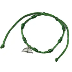 Pulseira 7 nós com pingente para Proteção Ajustável Orixás/Entidades - Oxossí
