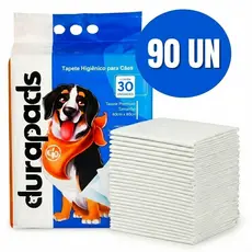 Tapete Higiênico Durapads Premium 80x60cm 90 Unidades