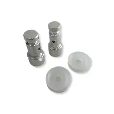 kit com 2 Válvulas de segurança e 2 vedações da Panela de pressão elétrica Modelo Universal para 3L 4L 5L.Várias Marcas.