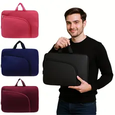 Capa Case Maleta para Notebook com Bolso Externo Neoprene Resistente a Água 13,3 14 15,6 17 Macbook