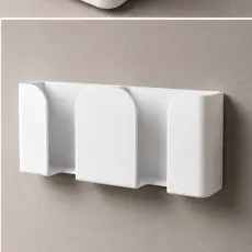 Suporte Parede Duplo Celular e Controle Remoto Fita 3M Sem Furar Organização