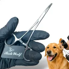 Pinça Reta Pet 12,5cm Para Limpeza De Ouvido Pet banho e tosa limpeza auricular pinça kelly
