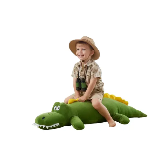 Xuxão Jacaré De Pelúcia 1,10m Gigante Fofinho Super Macio