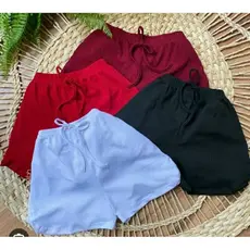 kit 2 short / feminina/ pluz size malha canelado varias colores
