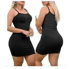 VESTIDO ALCINHA MIDI tubinho feminino tendencia