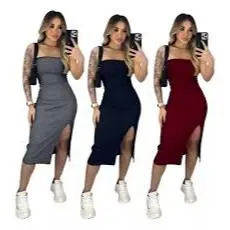 KIT  3 VESTIDO OUSADIA TENDENCIA TOMARA QUE CAIA MIDI