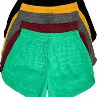 KIT 5 SHORT CANELADO TENDENCIA FEMININAS;G1/G2/G3///