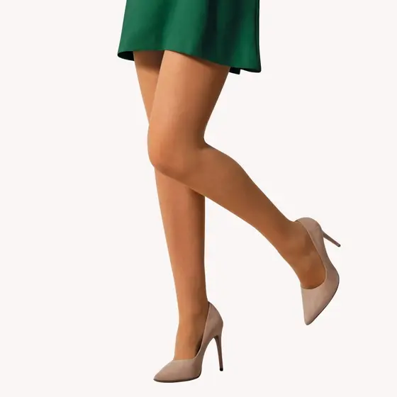Meia Calça Fio 15 Selene Poliamida Com Elastano Original 09020