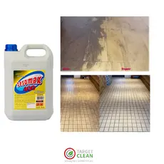 Removedor de sujeiras CONCENTRADO de Removedor Ceras Líquidas para TODOS OS TIPOS DE PISO Desomax 5l