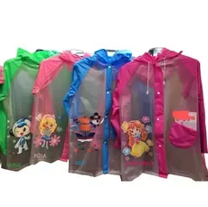 Capa De Chuva Infantil Reforçada Tamanho 12 Impermeável Menina Menino