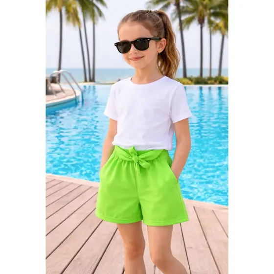 Shorts Bermuda Mauricinho Infantil Microfibra Tactel - Leve - Verão - Dia a dia Praia e Piscinas
