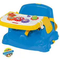 Cadeirinha de Alimentação Infantil Azul – Poliplac | Até 25 kg | Meninos