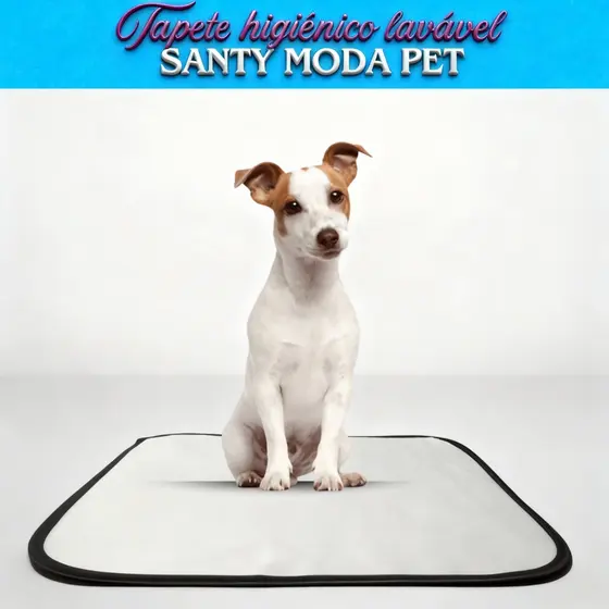 Kit 2 tapete Higiênico lavável cães, Tamanho M , Reutilizável, não vaza xixi pets/ cachorro.