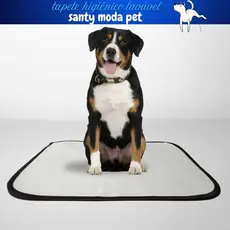 Tapete higiênico lavável para cachorro/ cães , G1, tam. 100 x 60. 01 UN. reutilizável não vaza xixi.
